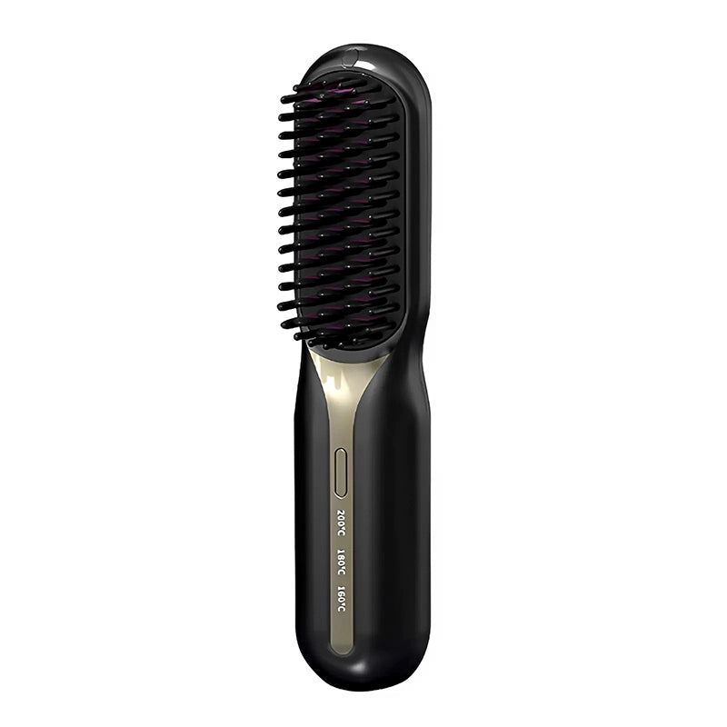Lançamento - Escova Alisadora de Cabelo 5 em 1 Sem Fio PureGlam 2.0