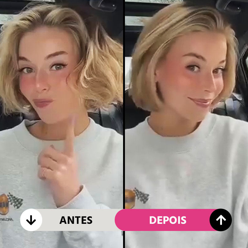 Lançamento - Escova Alisadora de Cabelo 5 em 1 Sem Fio PureGlam 2.0